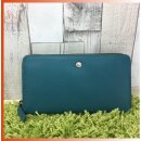 Greenburry Spongy Damen-Geldbörse Leder petrol mit...