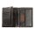 camel active Herrenbörse Brieftasche Ledergeldbörse hochformat schwarz black california