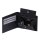 Herren Geldbörse Leder schwarz – flach, querformat, ohne Klappe