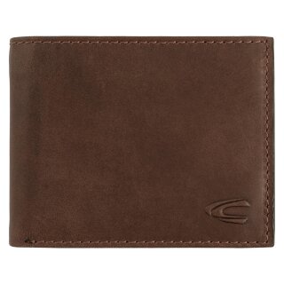 camel active Scheintasche Geldbörse Herrenbörse querformat, Leder mittelbraun cognac thai