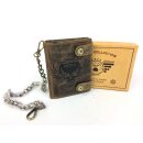 Totenkopf Geldbörse Riegelbörse Vintage...