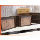 Greenburry Vintage Herren Geldbörse Leder braun mit...