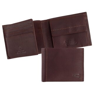 camel active Lederbörse Herren braun für Karten Bargeld und Münzen & RFID-Schutz