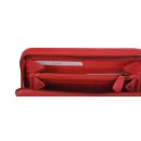 Leder Damenbörse CILINIE, rot