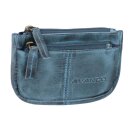 Leder Schlüsselmäppchen blau – AVANCO...