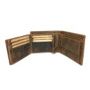 Greenburry Vintage Herrenbörse RFID-Safe aus Leder mit vielen Kartenfächern