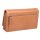 Damenportemonnaie Langbörse ocker aus Leder mit RFID-Blocker
