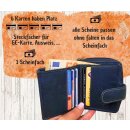Echtleder Damenbörse, braun