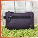 Leder-Schlüsseltasche purple klein mit praktischer...